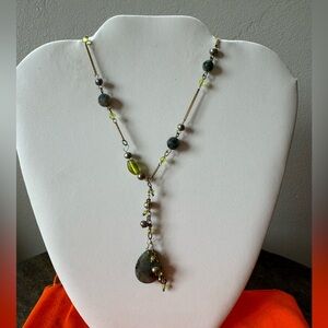 Green Jeweled Necklace
